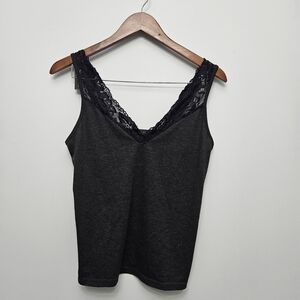 SHEIN Lace-Trim Camisole - Size US S